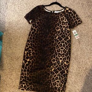 BAR III CHEETAH DRESS